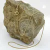 1mm Kette Collier Panzerkette aus 375 Gold Gelbgold 45cm Produktbild-Vorschau 2