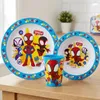 Spidey and Friends Kinder Geschirr Set Teller Schüssel Produktbild-Vorschau 3