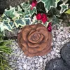 XXL Stein Rose Rosenblüte Blüte Blumen Steinguss frostfest Produktbild-Vorschau 2
