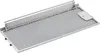 A metal grease filter for a kitchen hood, shown from a slightly elevated side angle against a white background. Produktbild-Vorschau