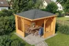 Alpholz 5-Eck Pavillon Maik-28 aus imprägniertem Holz, 300 Produktbild-Vorschau 6