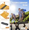 KOMFOTTEU Kempinkový stůl dřevěný rolovací, piknikový stůl Náhled obrázku produktu 6