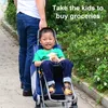 Einkaufswagen mit Sitz, zwei Dreiradrädern, ergonomischer Produktbild-Vorschau 9
