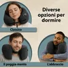 FLOWZOOM AIR Cuscino da viaggio gonfiabile con cappuccio, Anteprima dell’immagine prodotto 4