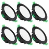 6x LED Einbaustrahler VENUS Schwarz IP44 7W Dimmbar CCT Produktbild-Vorschau 6