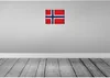 vianmo Kovová Nástěnná cedule 30x40 cm Norwegen Flag Norway Náhled obrázku produktu 2
