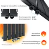SONNI Flach Heizkörper Seitenanschluss 630x616mm Anthrazit Produktbild-Vorschau 3