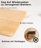 6er Set Frühstücksbrettchen aus Bamboo, Frühstücksbrett 6cm Produktbild-Vorschau 8