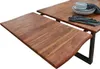 Baumkantentisch Akazie nougatfarben 120 (200) x 90 cm Produktbild-Vorschau 5