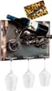 Brubaker Porte-bouteilles de vin Moto - Tableau Wall Art Voir les images du produit 1