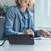 Hama USB-C Lade-Kabel Winkel Ständer Daten-Kabel für Handy Produktbild-Vorschau 3