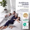 Gentle North Feder-Daunenkissen 80x80 cm, 90 % Federn / 10 Produktbild-Vorschau 5