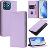 Litchi Leder Handyhülle für Oukitel C53 Wallet Kartenfächer Produktbild-Vorschau 1