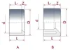PVC - U Reduktion kurz 50 mm x 40 mm PN16 Produktbild-Vorschau 2