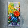 Wandkunst Leinwand Bild Uhr Geräuschlos Kunstdruck 30x60 Produktbild-Vorschau 2
