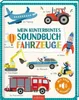 A colorful book cover featuring various vehicles and text. Voir les images du produit
