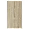 vidaXL Armoire à chaussures Chêne Sonoma 80x34x63 cm Bois Voir les images du produit 5