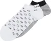 Set mit zwei Paar gemusterten Socken für Männer in Grau und Produktbild-Vorschau 3