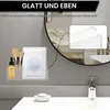Étagère de douche blanche, lot de 2, fixation sans perçage, Voir les images du produit 3