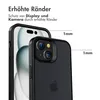Accezz Rugged Frosted Back Cover iPhone 15 - Schwarz Produktbild-Vorschau 6