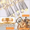 Goldene Edelstahl Kristall Kronleuchter Deckenlampe, E14 Produktbild-Vorschau 6