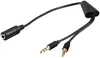 Goobay 48980, 2 x 3.5mm, Männlich, 3.5mm, Weiblich, 0,4 m, Produktbild-Vorschau 1