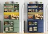 Buffet de cuisine avec éclairage LED - Meuble haut de Voir les images du produit 3