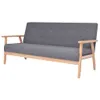 VidaXL 244653, Szary, Poliester, 1580 mm, 670 mm, 735 mm, Podgląd zdjęcia produktu 7