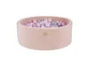 Trockenbadewanne mit 200 Bällen (Transparent, Pastellrosa, Produktbild-Vorschau 1