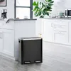 SVITA TM2X15 Poubelle à pédale 30 litres 2x15L noir Voir les images du produit 2