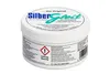 A white plastic tub of Silbergleit product with text and warning symbols on the label. Produktbild-Vorschau