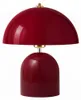 Opviq, Moderne Tischlampe in Weinrot, Metallkörper, Höhe 35 Produktbild-Vorschau 2
