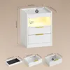Mondeer Nachttisch mit LED-Beleuchtung & USB-Ladestation, Produktbild-Vorschau 8