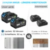 1200W akumulátorový úhlový bruska 3 v 1 s 2 bateriemi o Náhled obrázku produktu 3