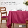 HOMESCAPES set di 6 cuscini per sedia 40x40 cm rosso vino - Anteprima dell’immagine prodotto 7