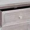 A close-up view of a wooden drawer with a knob, part of a dresser or chiffonnier. Podgląd zdjęcia produktu