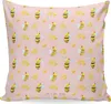 Mr. & Mrs. Panda kuschelkissen 40x40 Biene Happy - Rosa - Produktbild-Vorschau 1