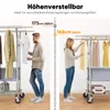 HOKEEPER Schwerlast Kleiderständer auf Rollen, Doppelter Produktbild-Vorschau 9
