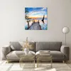 Bilder auf glas - Brücke See - 60x60cm - Glasbilder - Produktbild-Vorschau 7