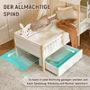LVHOM Hausbett 90x200cm mit Schublade, Kinderbett mit Produktbild-Vorschau 4