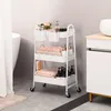 TOPCHANCES 3-patrový úložný vozík, kuchyňský vozík s Náhled obrázku produktu 8