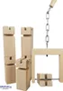 EDUPLAY 170384 Fröbelturm, naturale, 8 pezzi (1 set) Anteprima dell’immagine prodotto 4