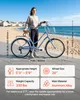 VEVOR Damenfahrrad 26 Zoll Cruiser-Fahrrad 150 kg 7-Gang Produktbild-Vorschau 3