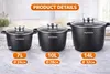 MASTERPAN 6dílná sada hrnců | 7 l | 10 l | 14 l | VELKÉ Náhled obrázku produktu 2