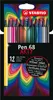 Premium-Filzstift - STABILO Pen 68 - ARTY - 12er Pack mit Produktbild-Vorschau 1