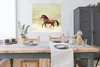 MuchoWow® Poster Pferd - Stoff - Sand 100x100 cm - Produktbild-Vorschau 3