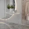 Furneo | Konsolentisch II - 80 cm - Weiß matt / Chrom matt Produktbild-Vorschau 2