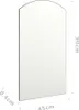 vidaXL Spiegel 90x45 cm Glas Produktbild-Vorschau 10