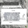 3D-Wandpaneele PVC | Stein Optik | Natürlicher Graustein - Produktbild-Vorschau 4