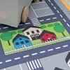 Spielteppich Kinderteppich Kinderzimmer Straßenteppich Produktbild-Vorschau 3